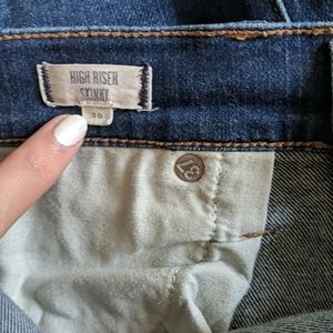 Madewell high riser skinny jeans 30